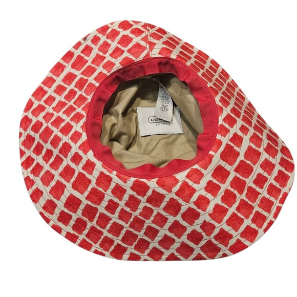 Coach Full Brim Cotton Beach Hat - Picture 4 of 9